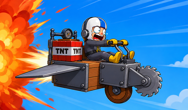 Обложка игры «Crazy Car Builder»