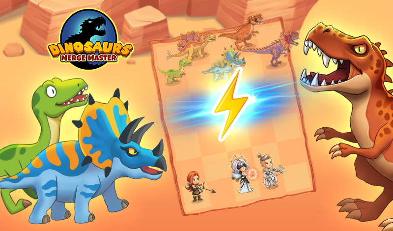 Обложка игры «Dinosaurs Merge Master»