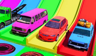 Обложка игры «Разрушительный Гоночный Спуск Авто»