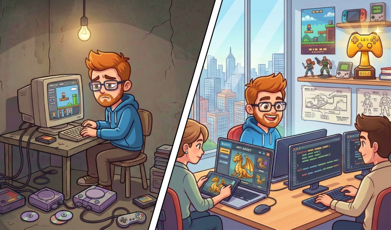 Обложка игры «Игровая Студия: Симулятор Разработчика»